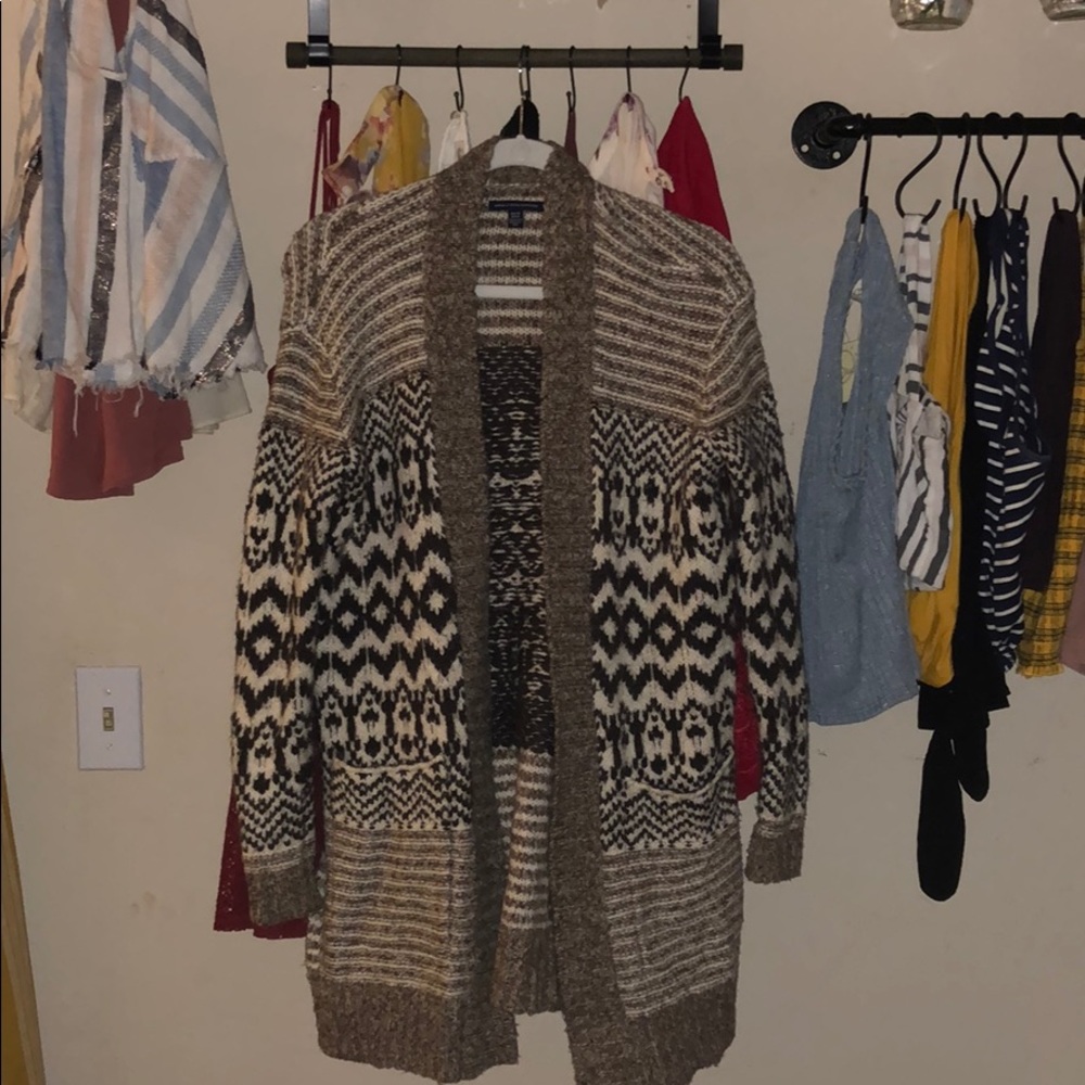 American Eagle wool sweater cardigan